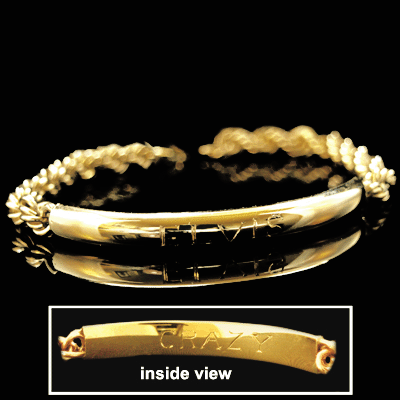 Elvis Crazy Bracelet 9 Karat Gold