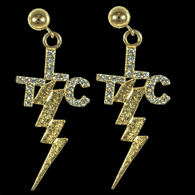 TLC Earrings - 9 Karat Gold with Diamonds