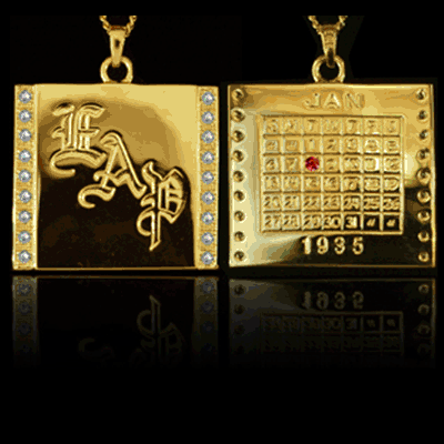 Elvis Birthday Pendant