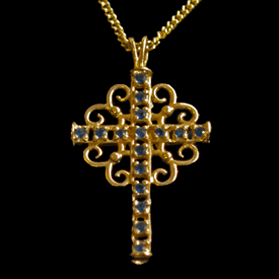Elvis's Filigree Cross