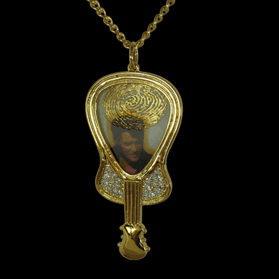 The' Touched by Elvis' Plectrum Pendant