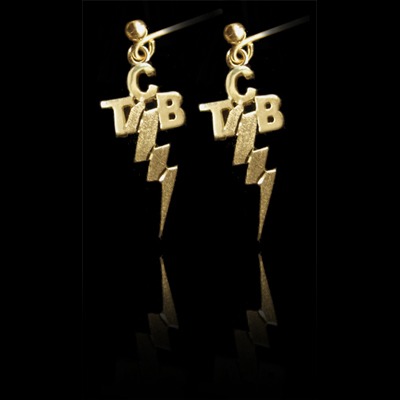 'TCB'  Earrings - 9 Karat Gold