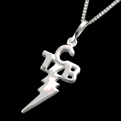 'TCB' Pendant - Silver