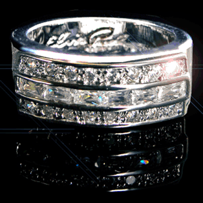 Elvis Wedding Ring - Platinum Plated