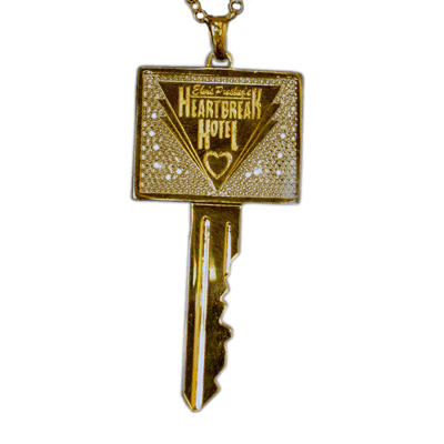 Heartbreak Hotel Room Key Pendant with Diamonds
